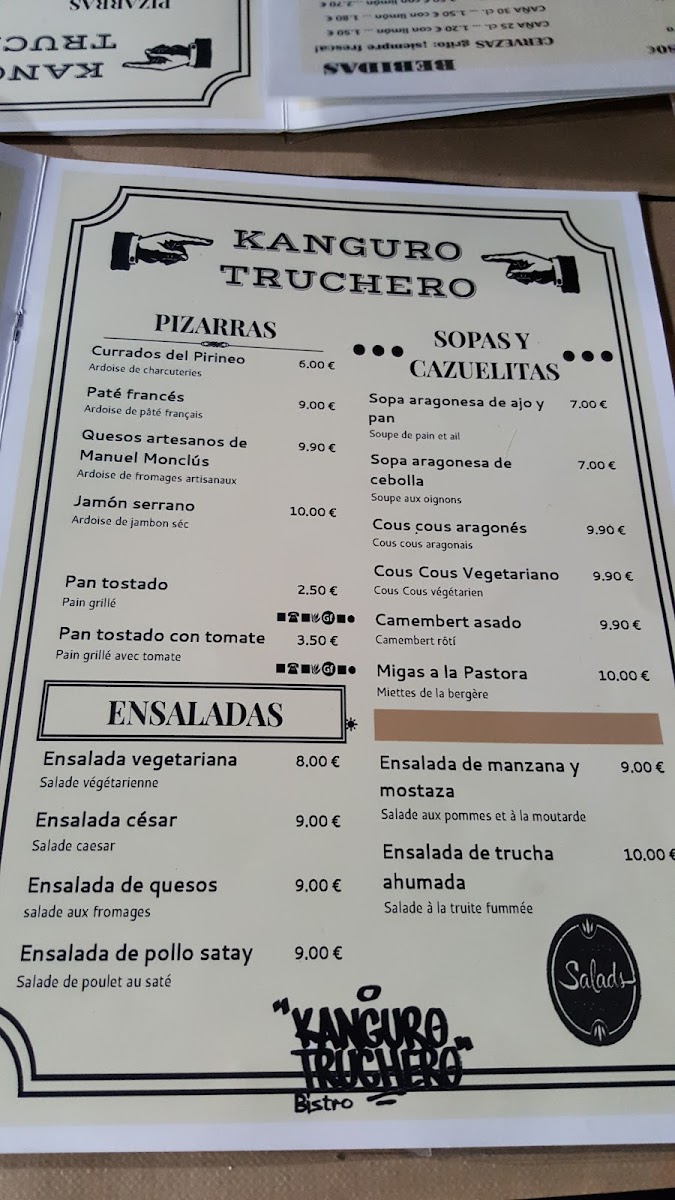 Menu El Canguro Truchero-4