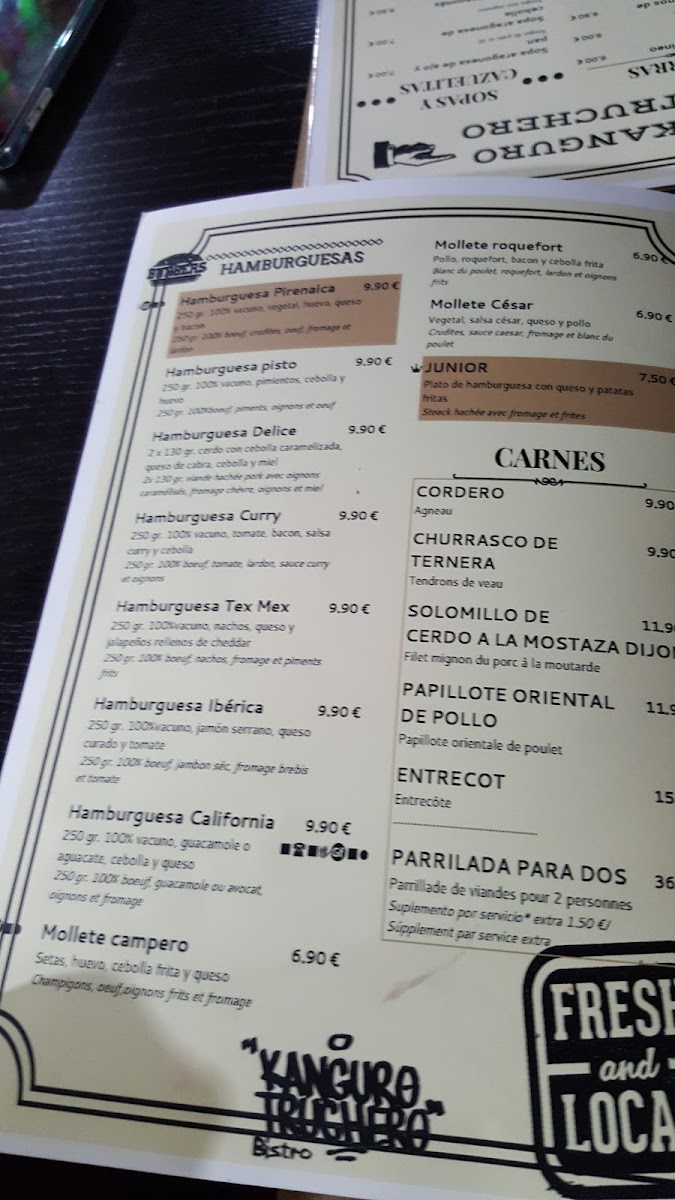 Menu El Canguro Truchero-6
