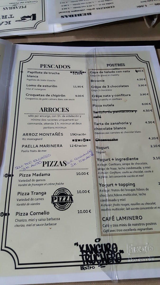 Menu El Canguro Truchero-8