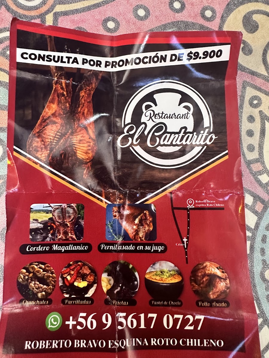 Menu El Cantarito De Pomaire-2