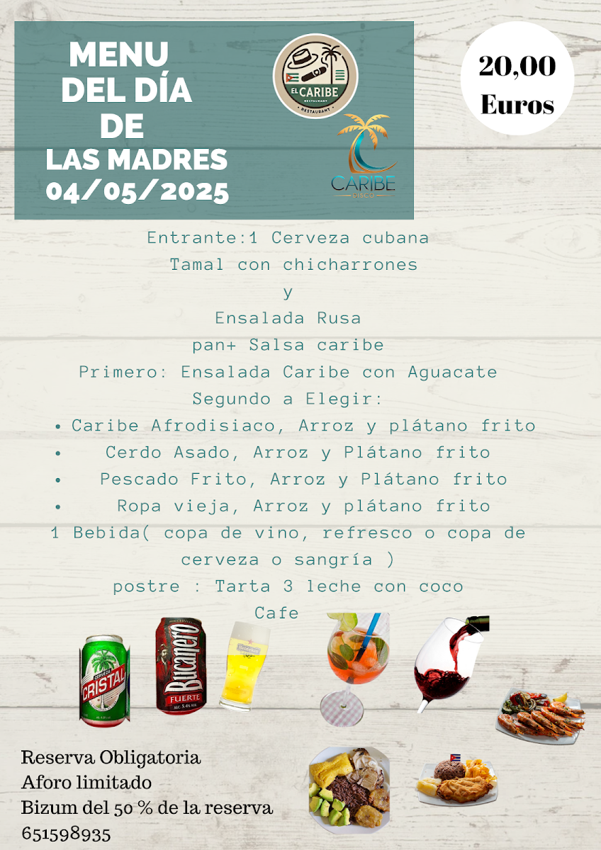 Menu El Caribe - Restaurante Cubano Blanes-2
