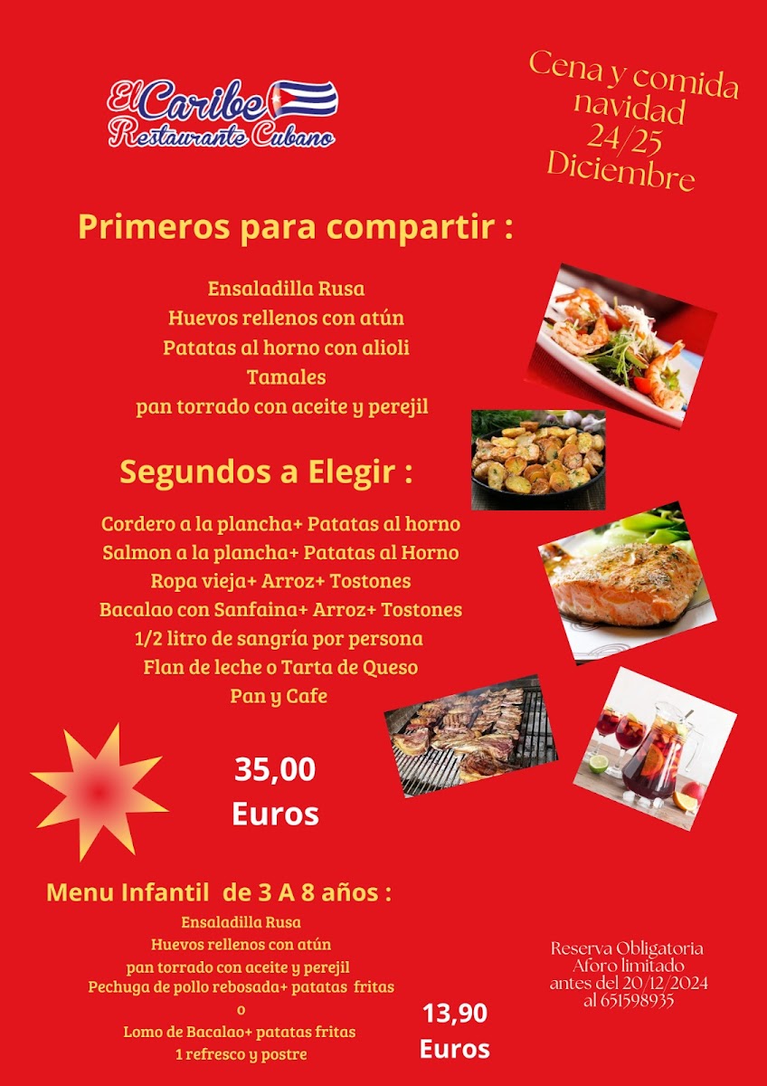 Menu El Caribe - Restaurante Cubano Blanes-3
