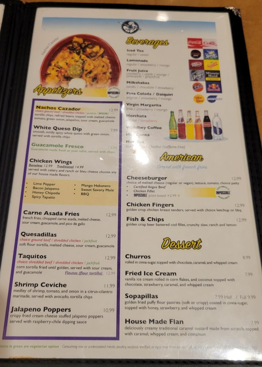 Menu El Cazador Mexican Grill & Cantina-8