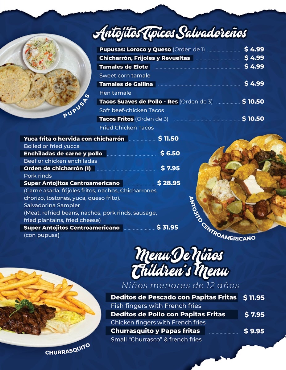 Menu El Centroamericano Restaurant Y Liquor Bar-4