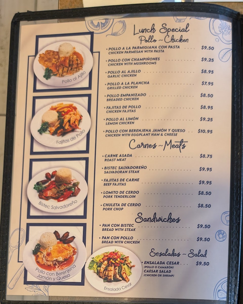 Menu El Centroamericano Restaurant Y Liquor Bar-8