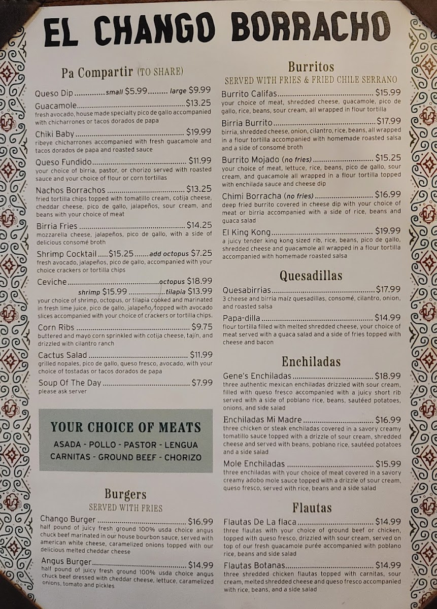 Menu El Chango Borracho-4