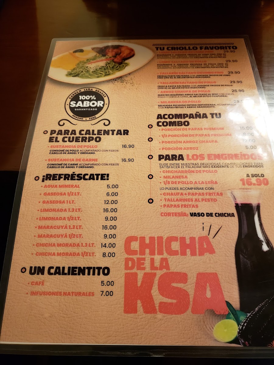 Menu 'el Chaparral' Pollos A La Brasa-4