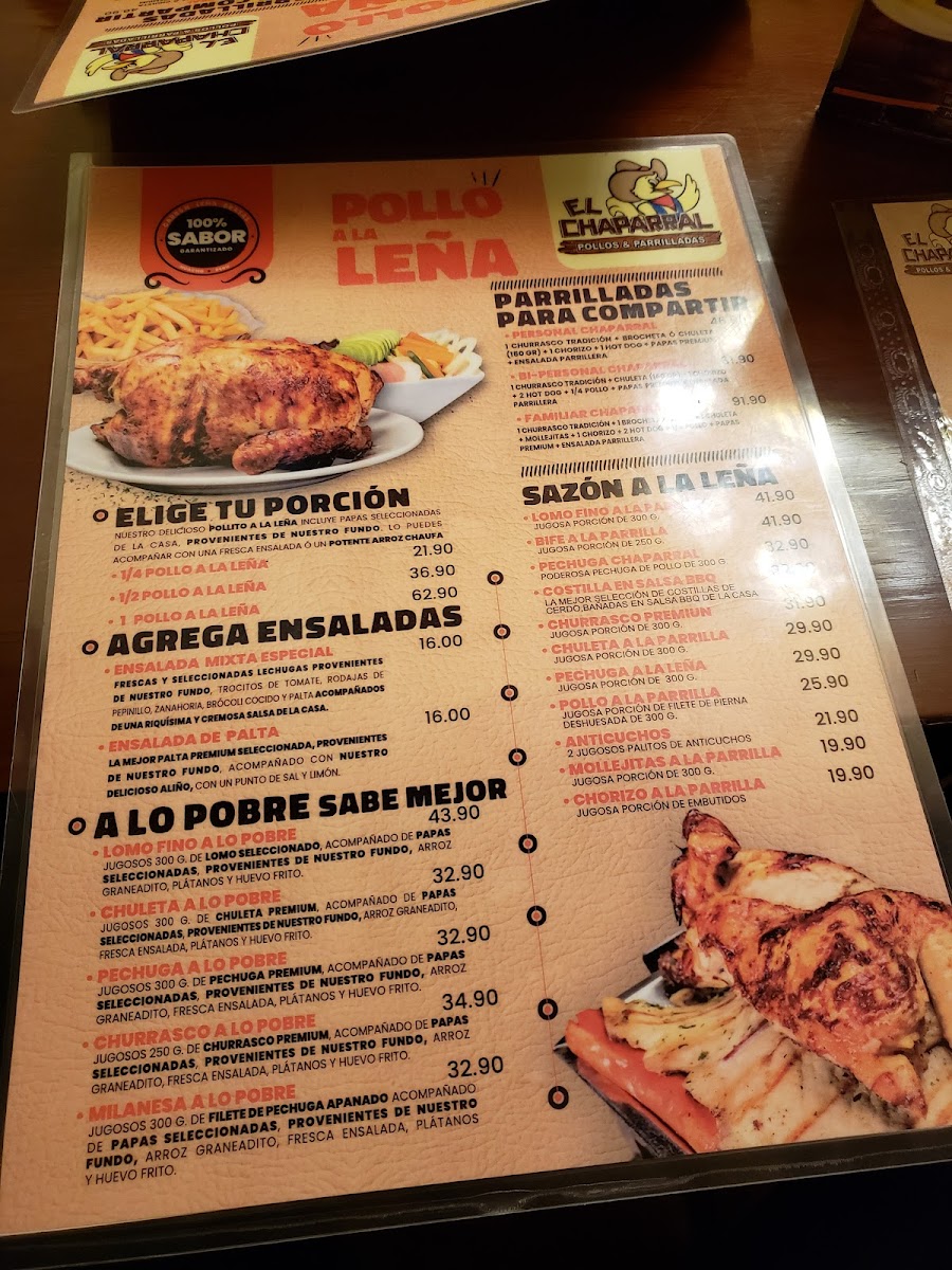Menu 'el Chaparral' Pollos A La Brasa-5