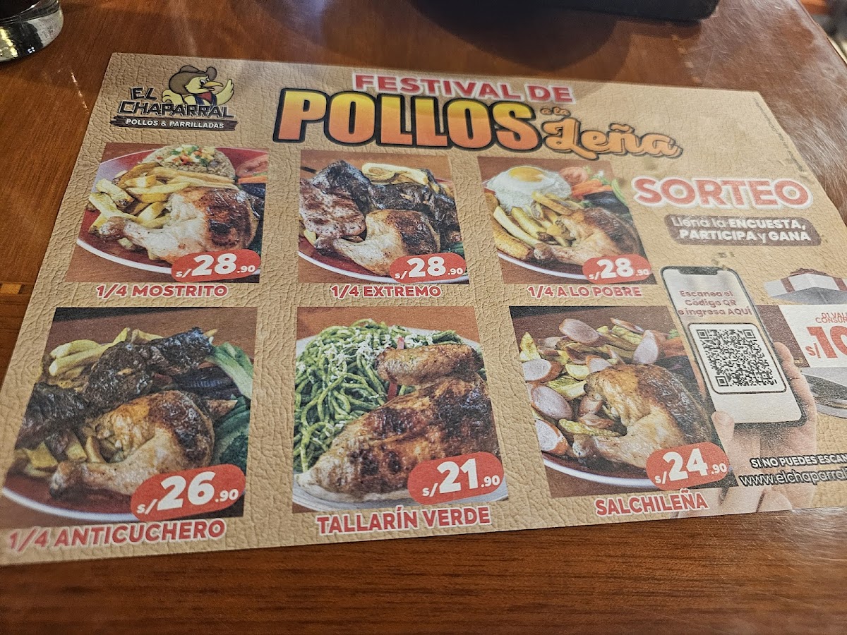 Menu 'el Chaparral' Pollos A La Brasa-6
