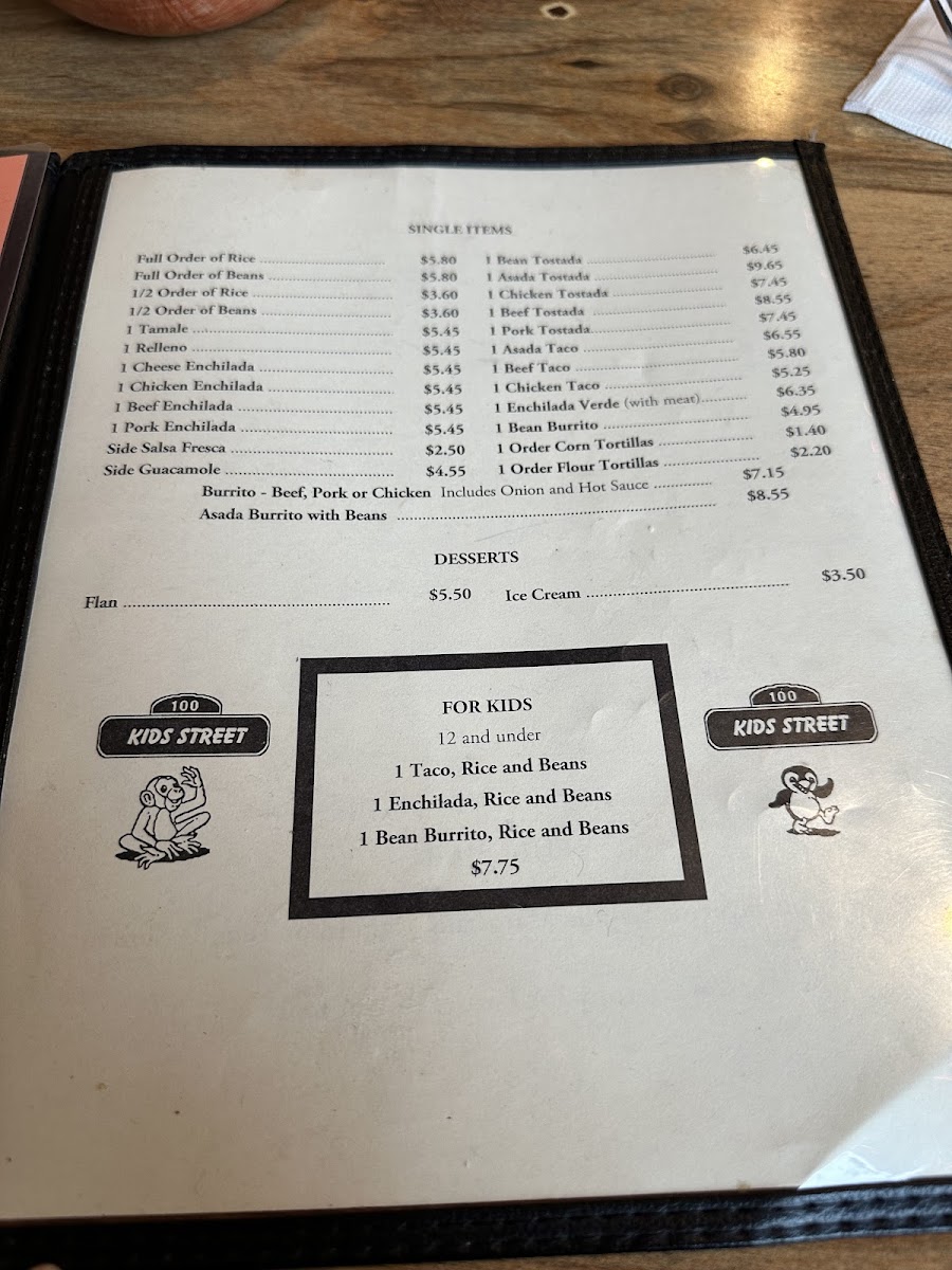 Menu El Chino Mexican Restaurant-6