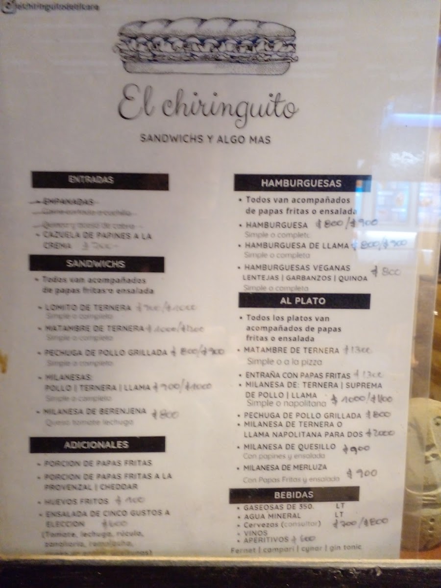 Menu El Chiringuito De Tilcara-4