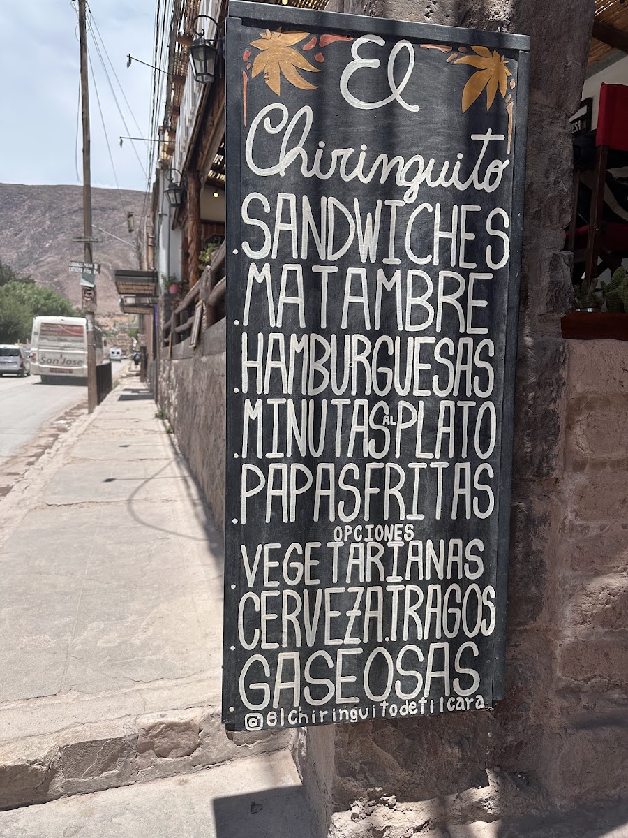 Menu El Chiringuito De Tilcara-6
