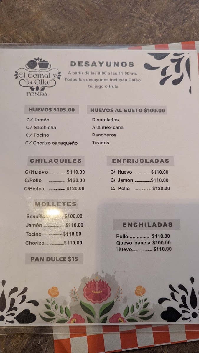 Menu El Comal Y La Olla-6