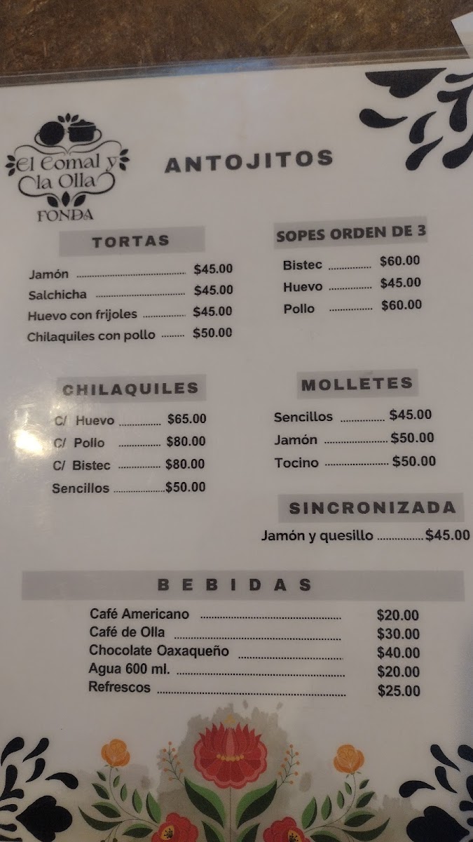 Menu El Comal Y La Olla-9
