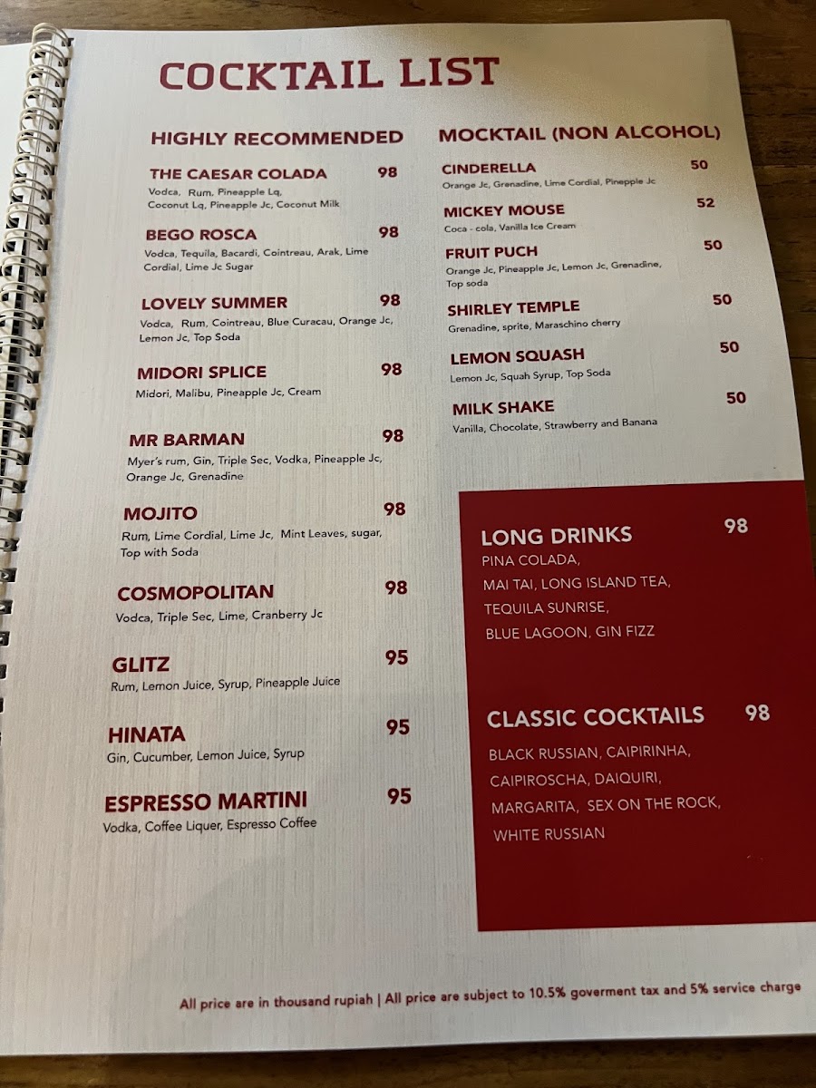 Menu El Comedor Restaurant-5
