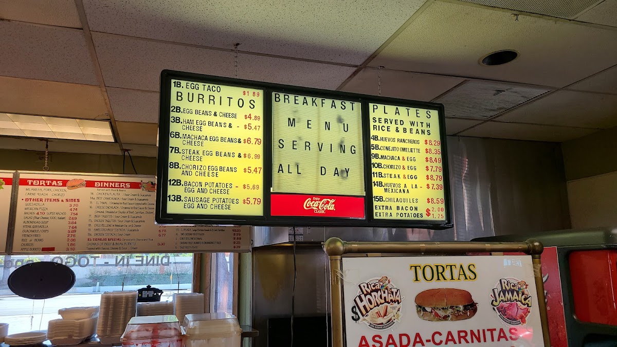 Menu El Conejito Mexican Food-2