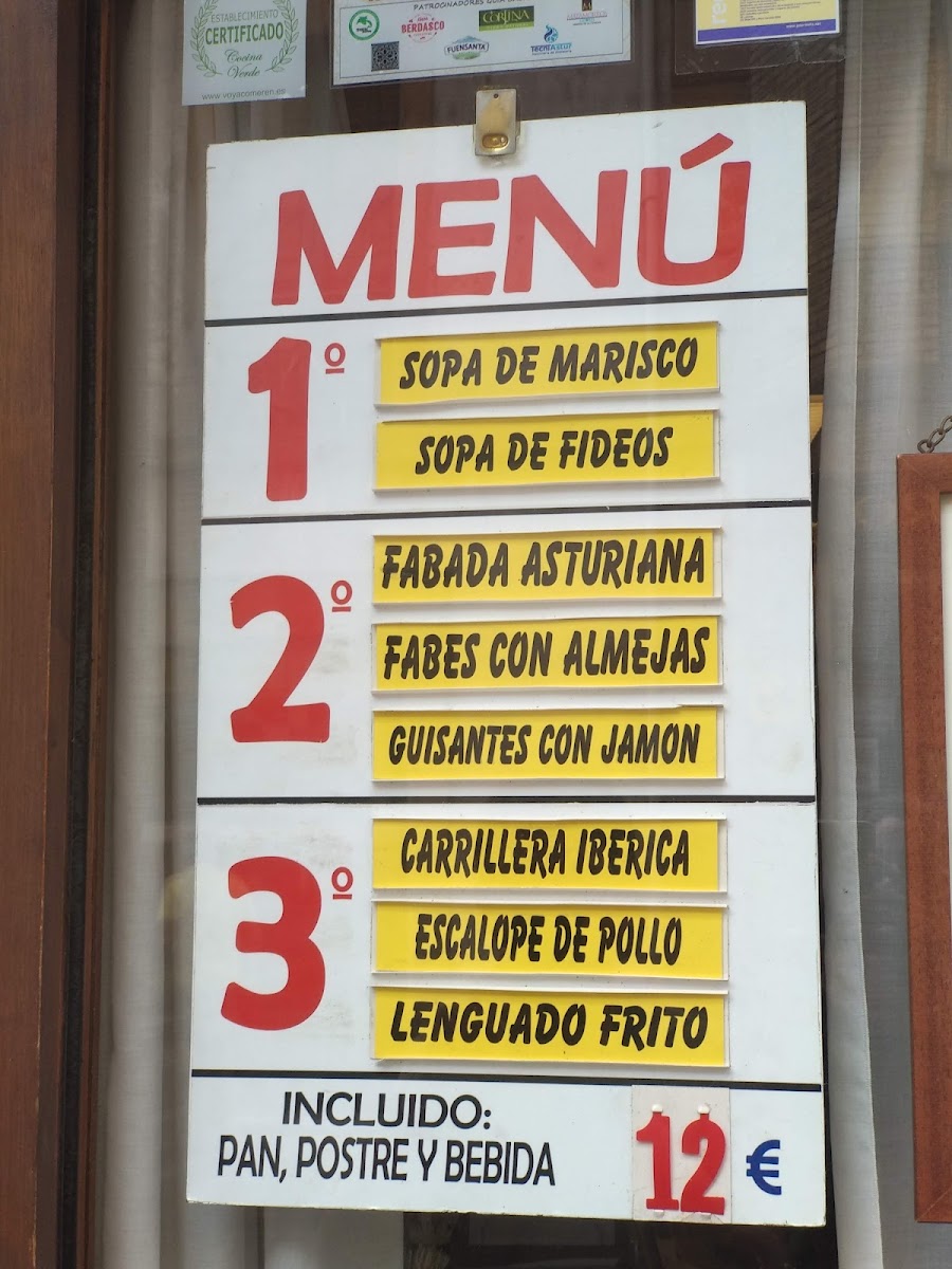 Menu El Congreso De Benjamín-8