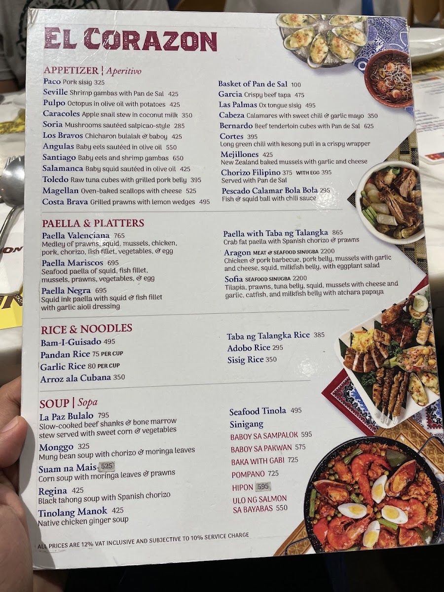Menu El Corazon-3