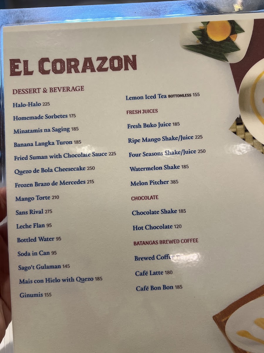 Menu El Corazon-8