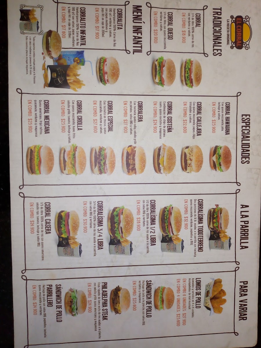 Menu El Corral Unicentro Palmira-4