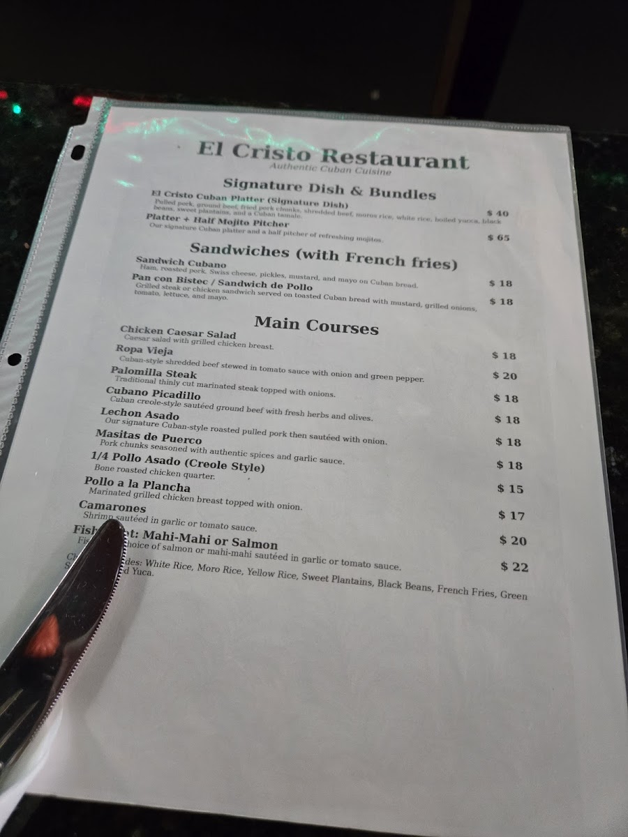 Menu El Cristo Restaurant-4