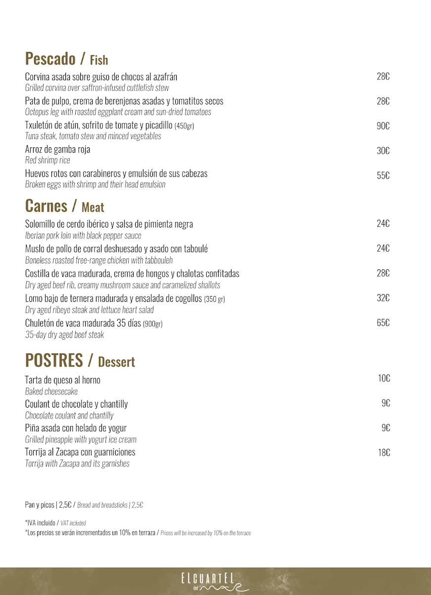 Menu El Cuartel Del Mar-2