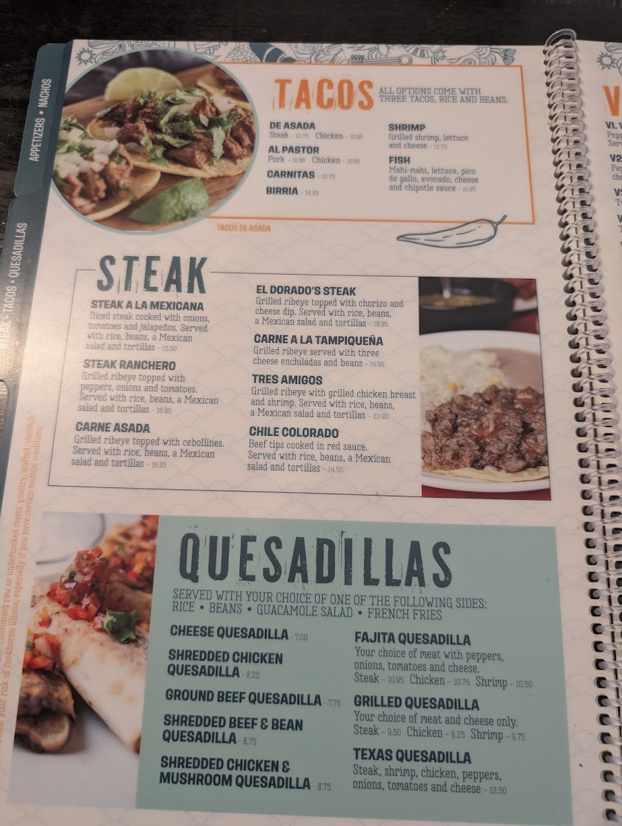 Menu El Dorado Mexican & Japanese Cuisine-9