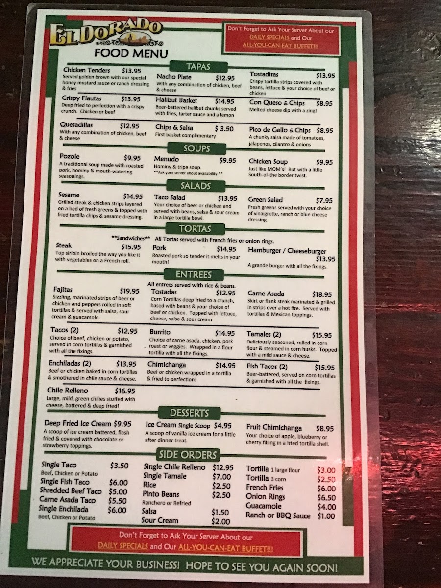 Menu El Dorado-1