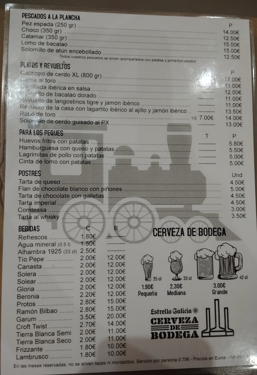 Menu El Ferrocarril-2