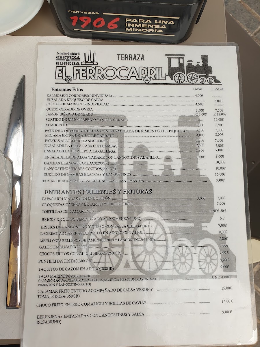 Menu El Ferrocarril-6