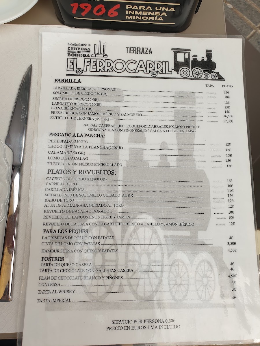 Menu El Ferrocarril-7