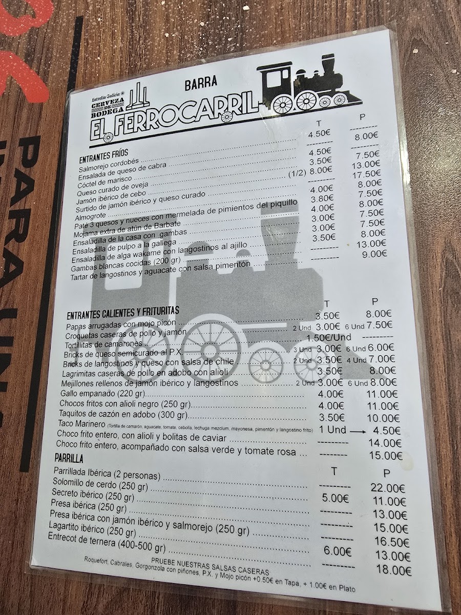 Menu El Ferrocarril-8