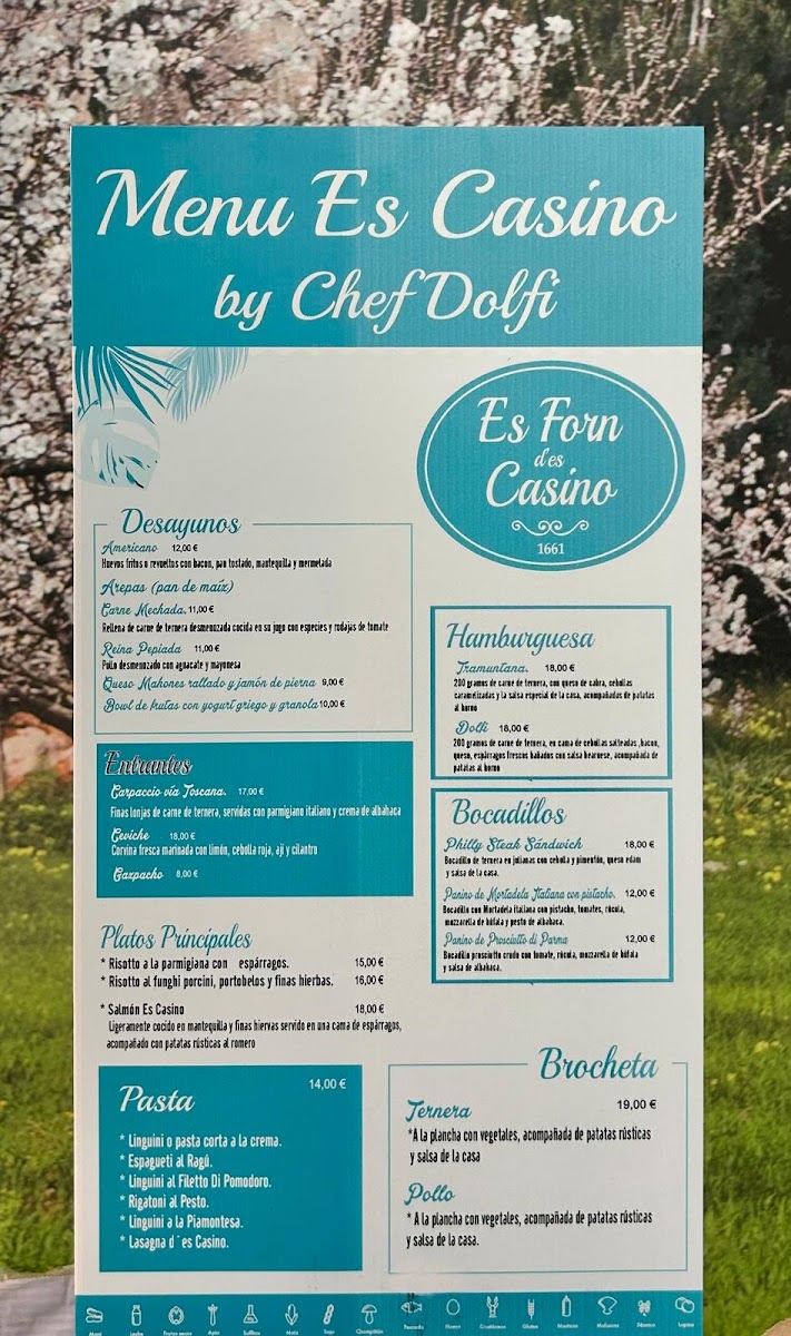 Menu El Forn Del Casino (1661)-1