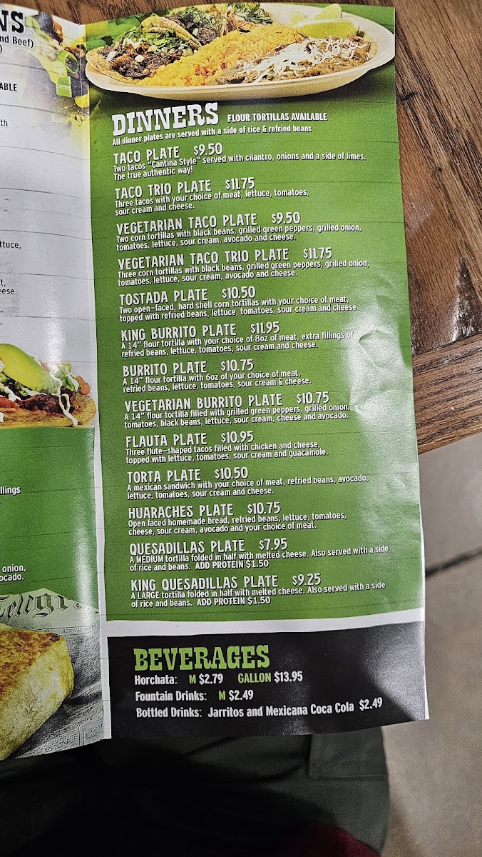 Menu El Fuego Tacos & Burritos-3