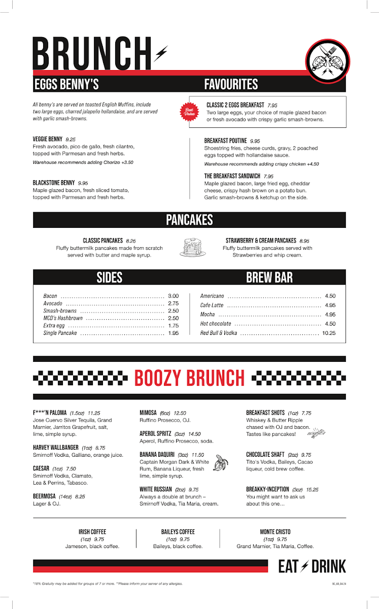 Menu El Furniture Warehouse-1