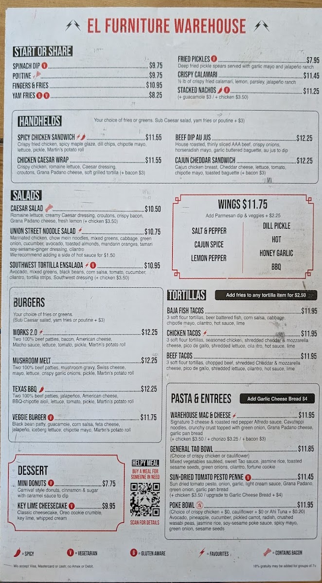Menu El Furniture Warehouse-5