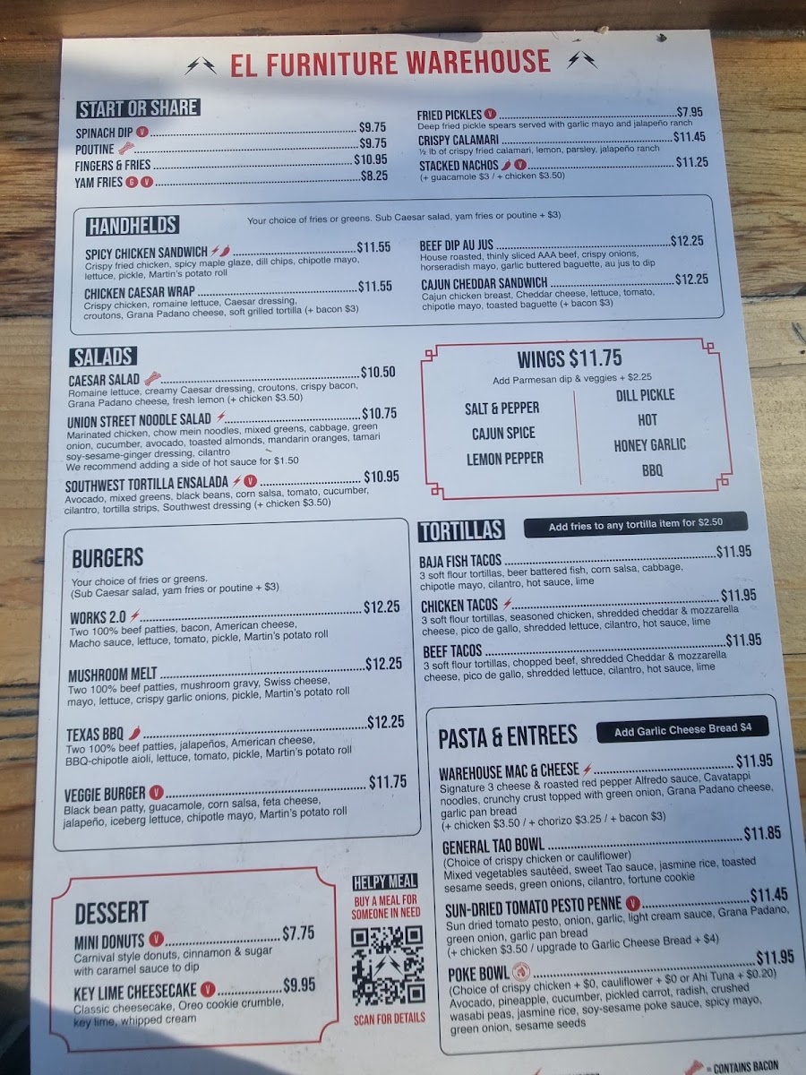 Menu El Furniture Warehouse-7