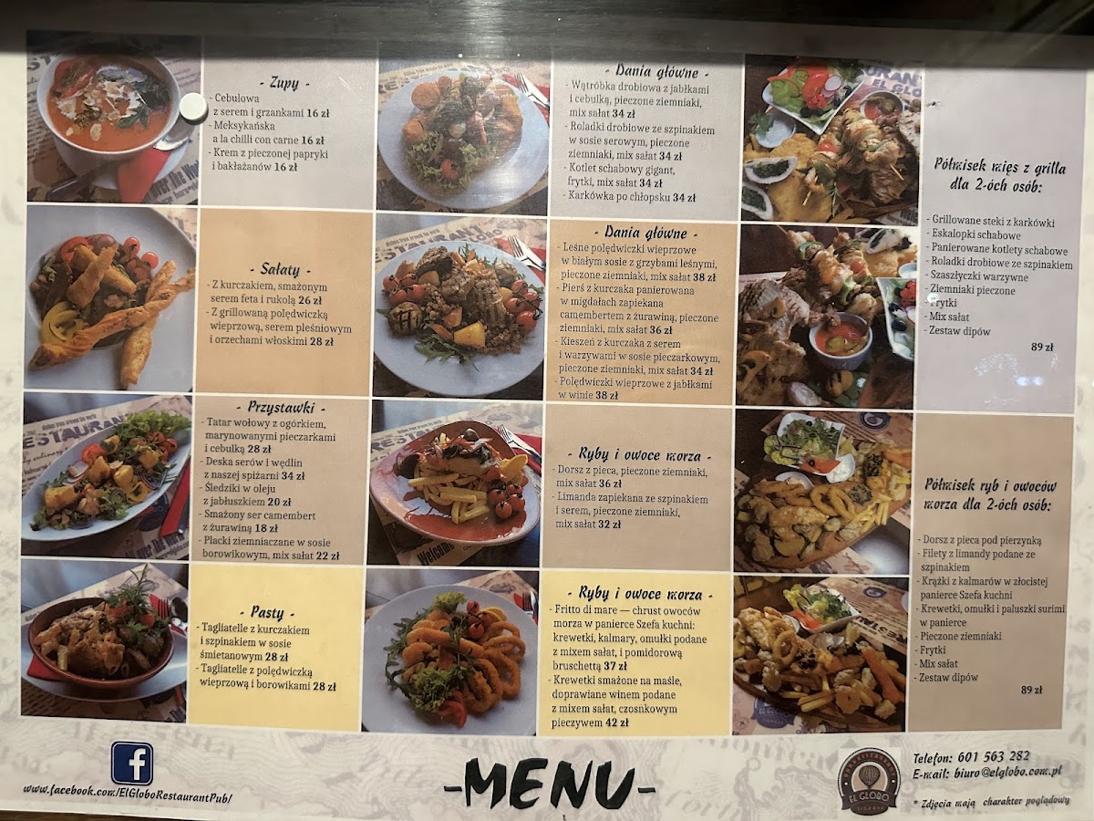 Menu El Globo Pub & Restaurant-1