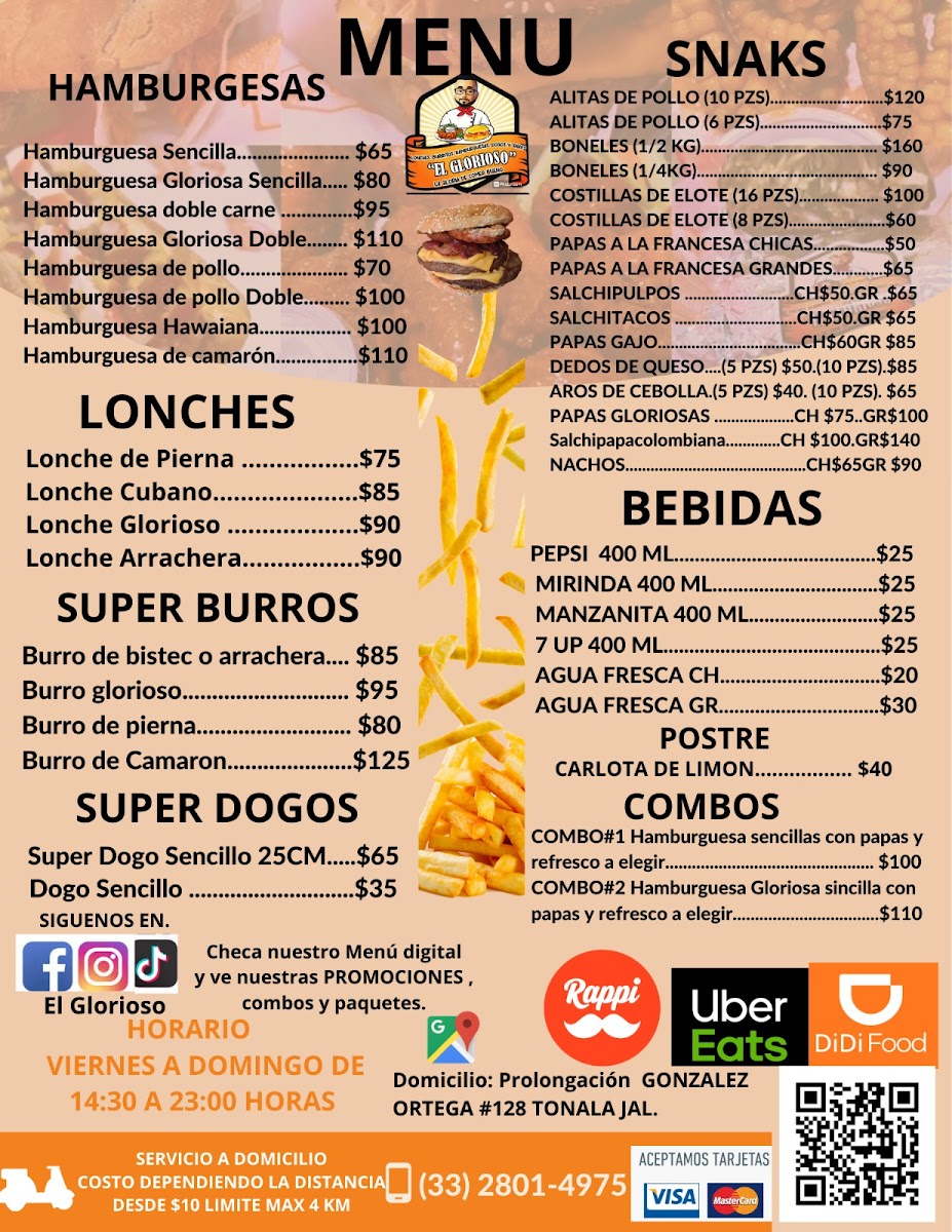 Menu El Glorioso-1