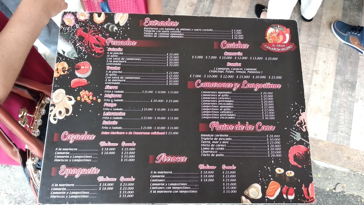 Menu El Gran Camarón Killero - Jordán-10