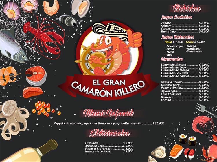 Menu El Gran Camarón Killero - Jordán-2