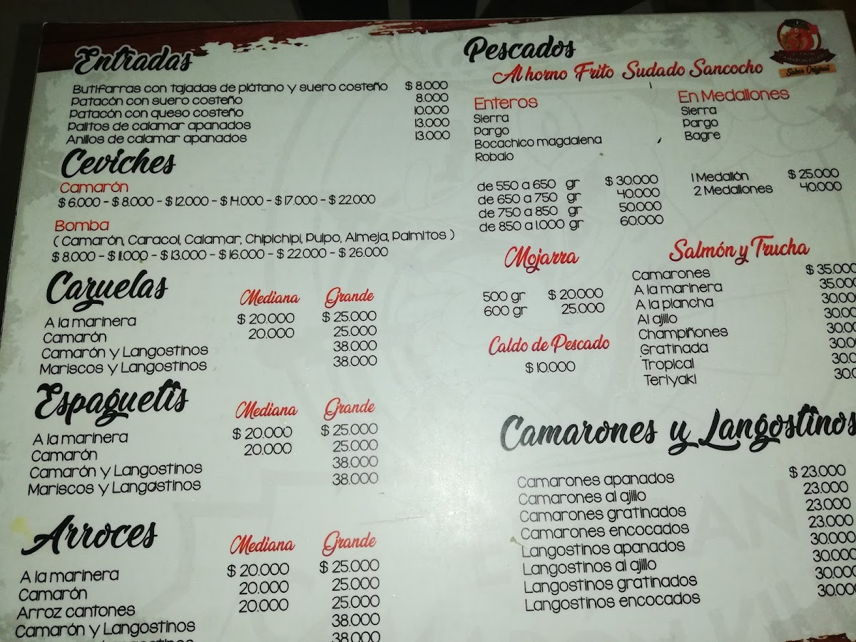 Menu El Gran Camarón Killero - Jordán-6