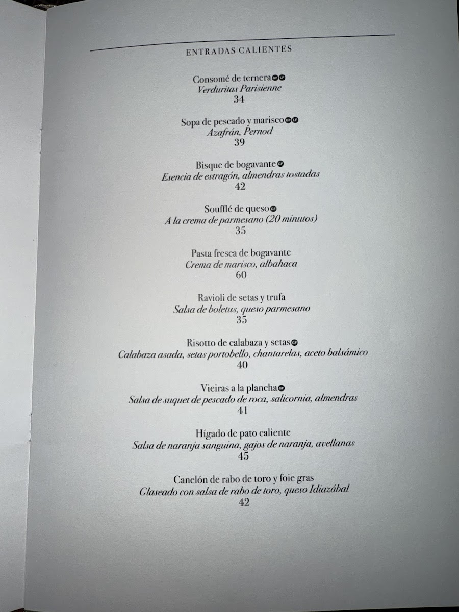 Menu El Grill De Marbella Club-2