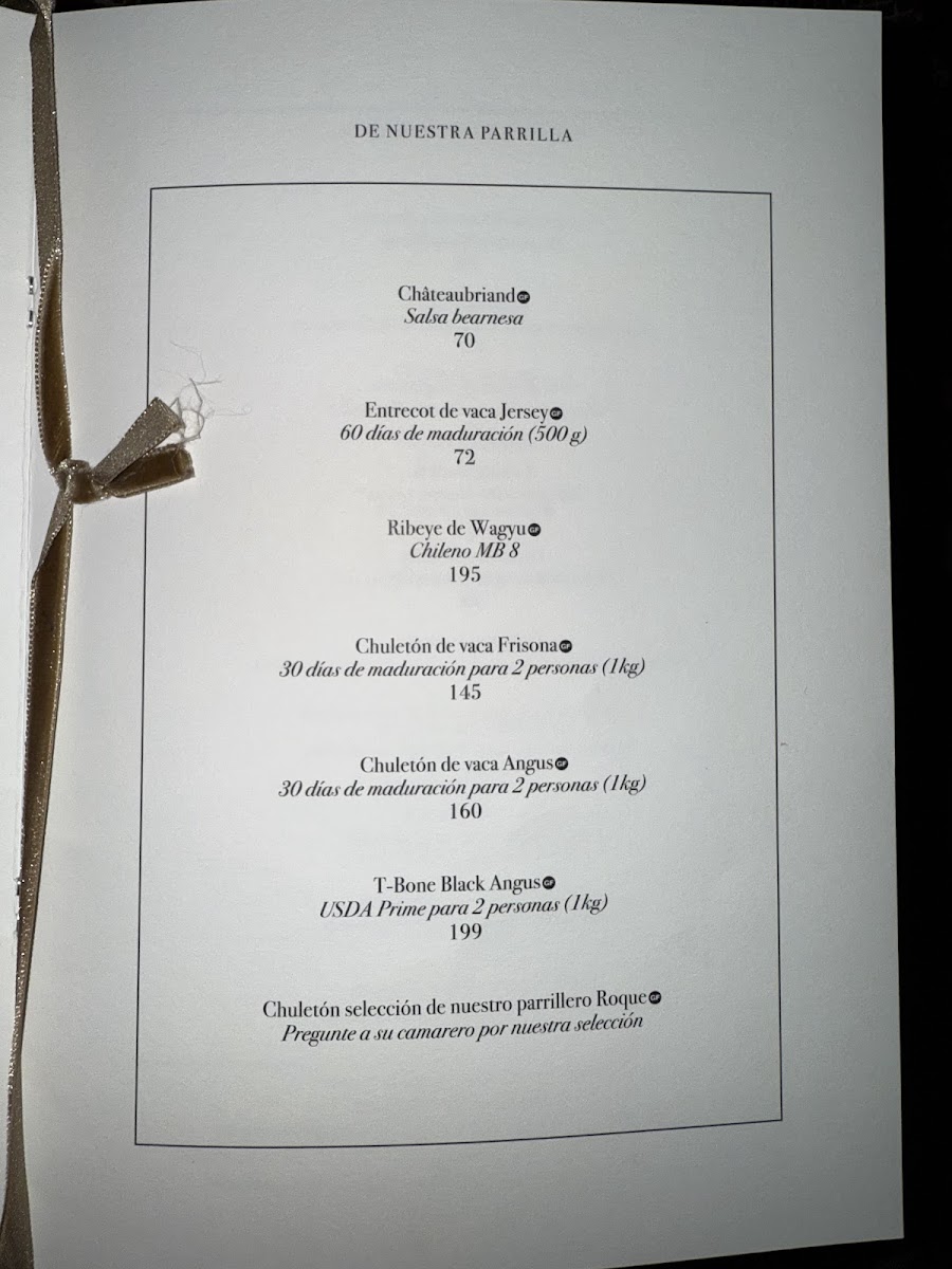 Menu El Grill De Marbella Club-7