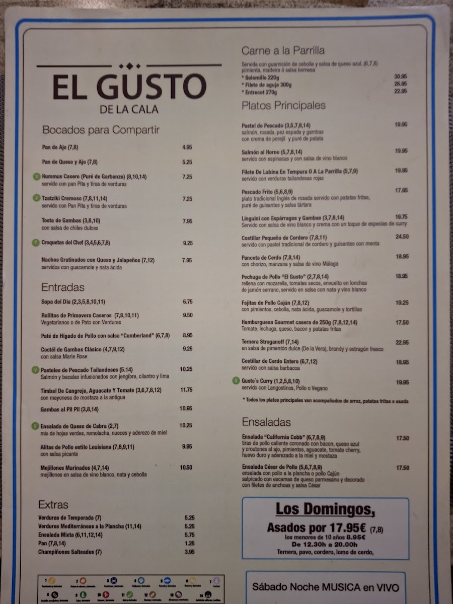 Menu El Gusto De La Cala-4