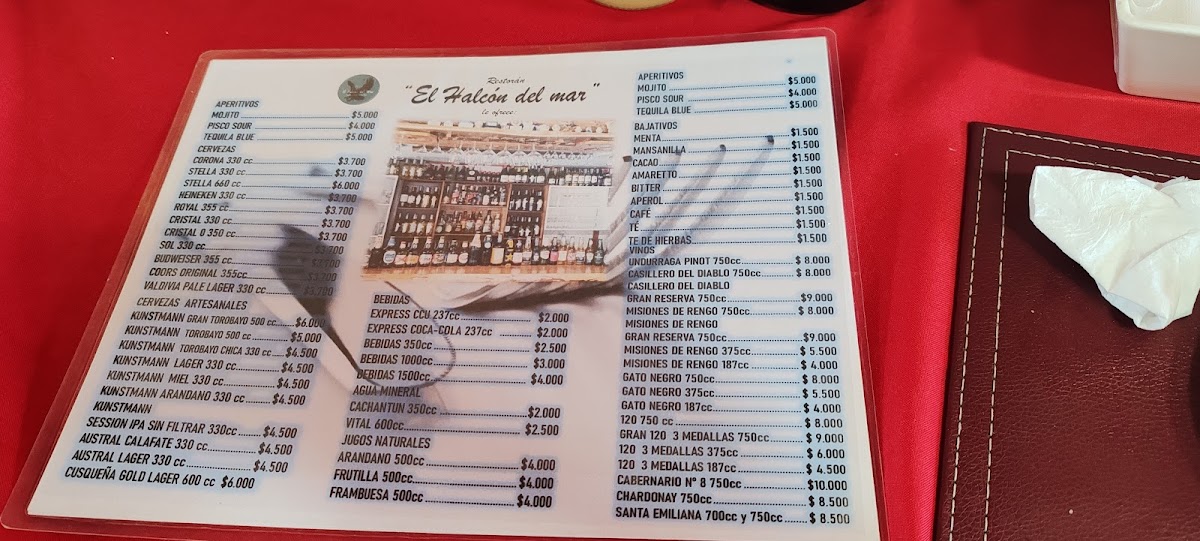 Menu El Halcon Del Mar-7