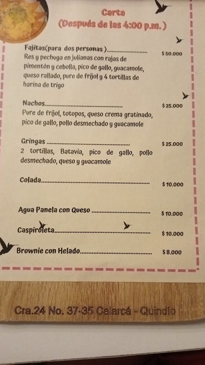 Menu El Hato De Evelio-4