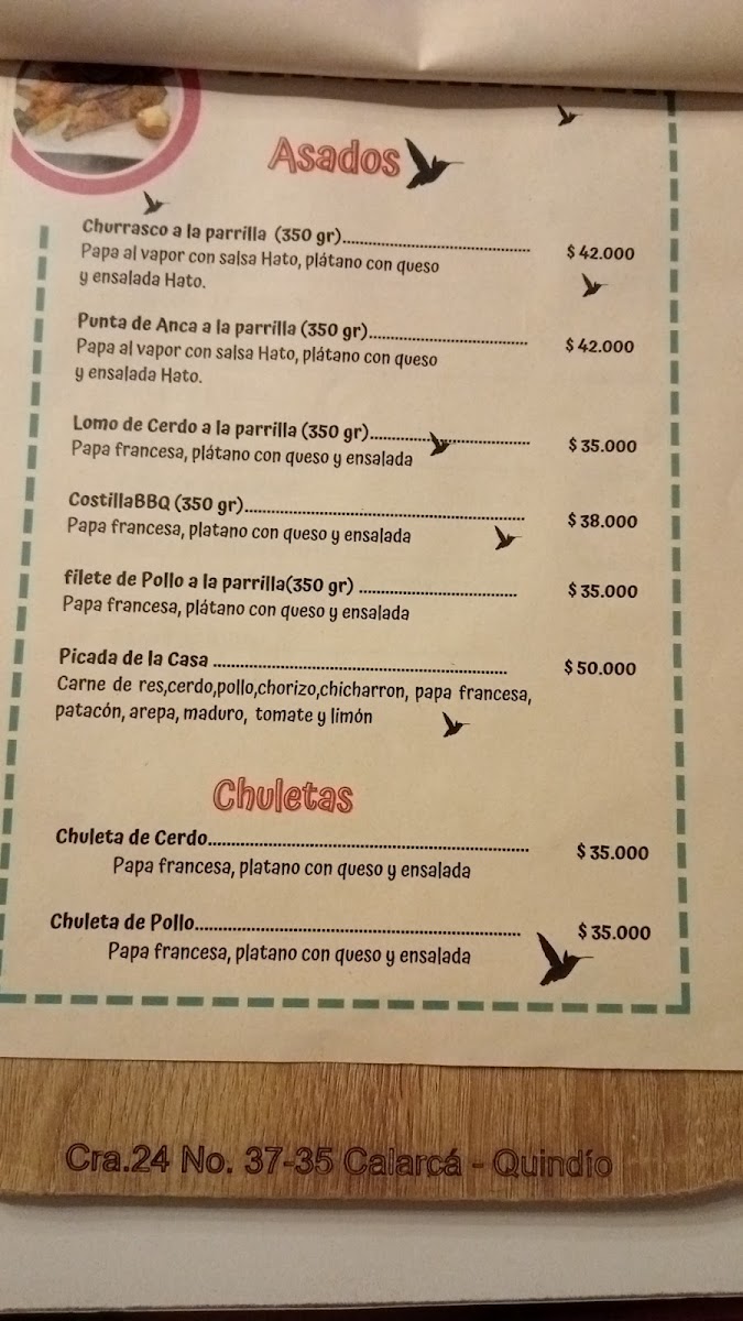 Menu El Hato De Evelio-5