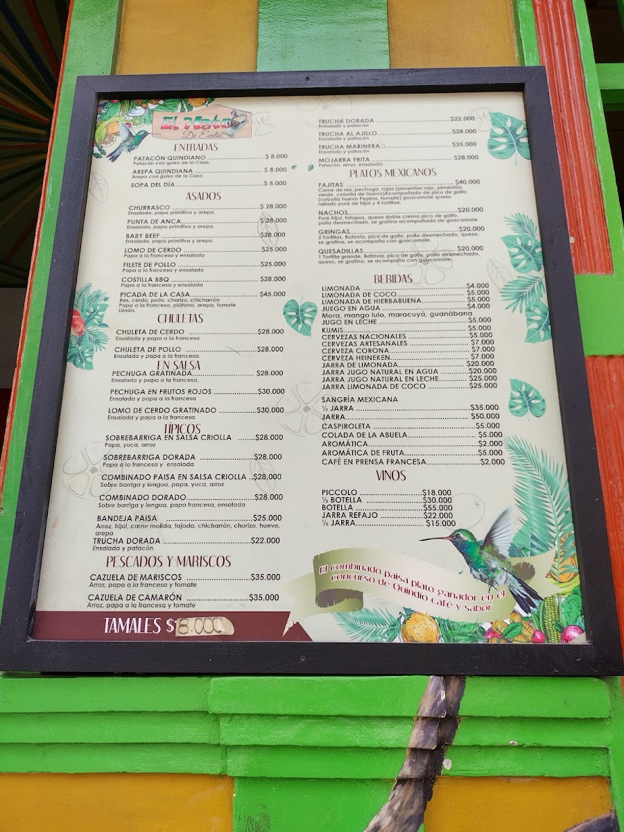 Menu El Hato De Evelio-7