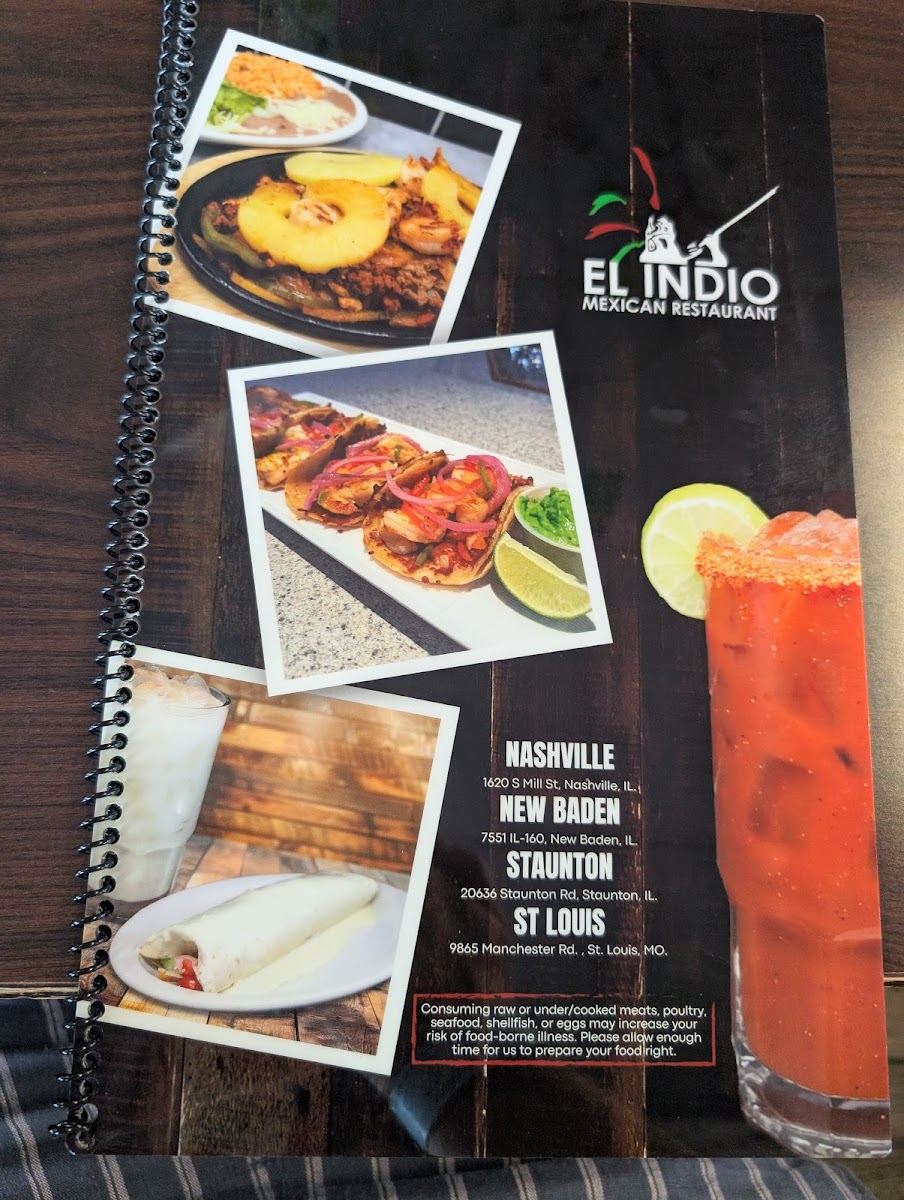 Menu El Indio Manchester-10